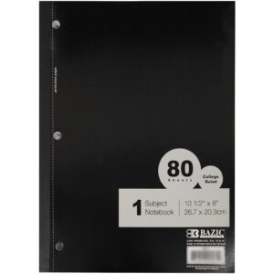 1 Subject Notebook College Ruled Wireless Notebook